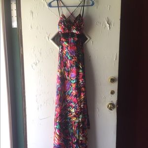 Long Milticolor B. Darlin Gown